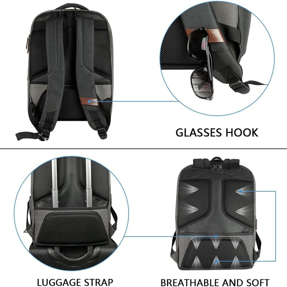 Laptop Backpack Large Computer Backpack Fits Up T… - image 6